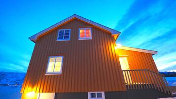 Front of property – evening/night
