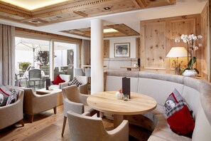 Sitteområde i lobbyen