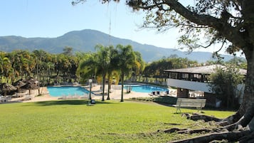 3 indoor pools, 3 outdoor pools