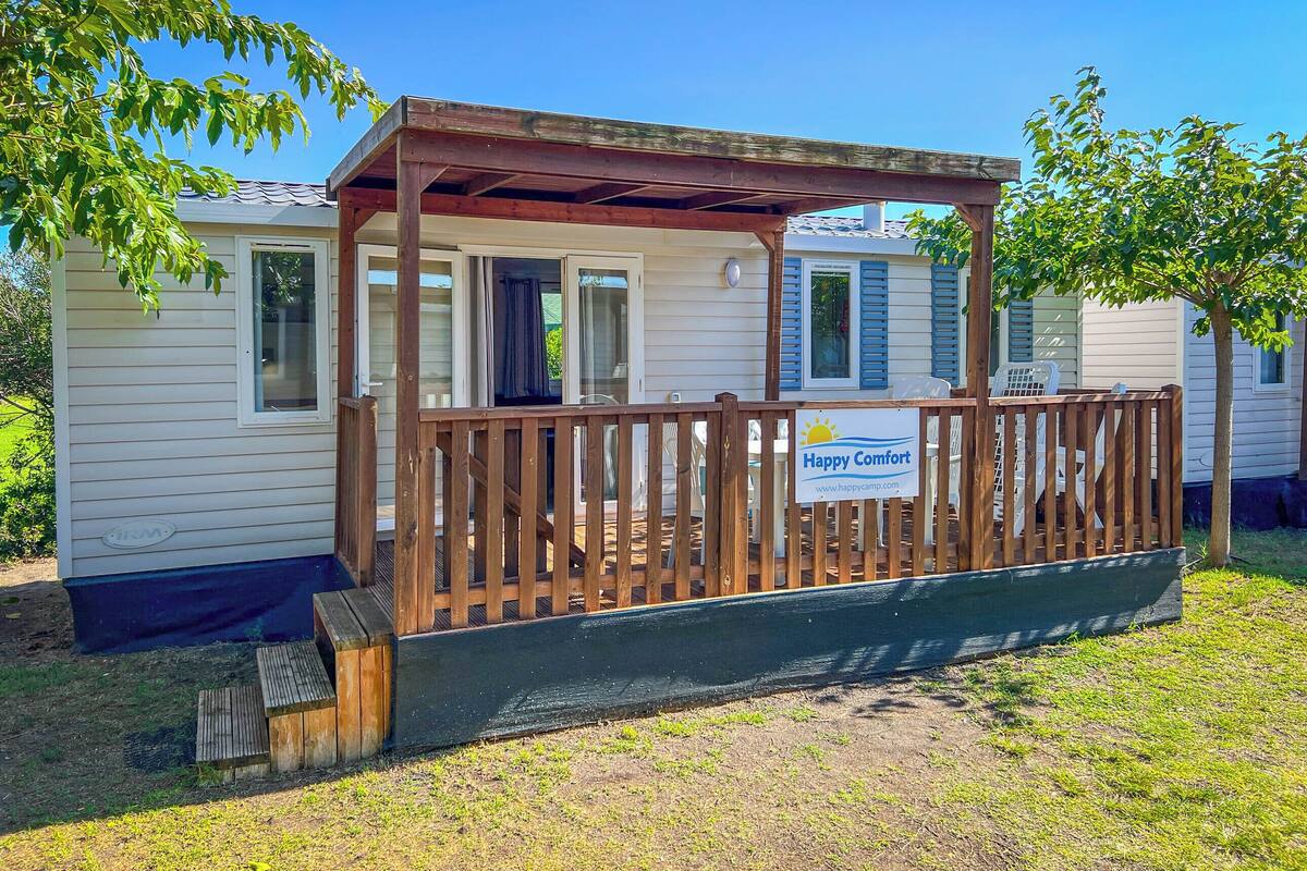 Casa rodante Confort, Terraza | Terraza o patio