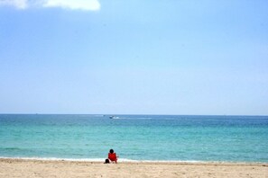 On the beach