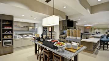 Daily buffet breakfast for a fee