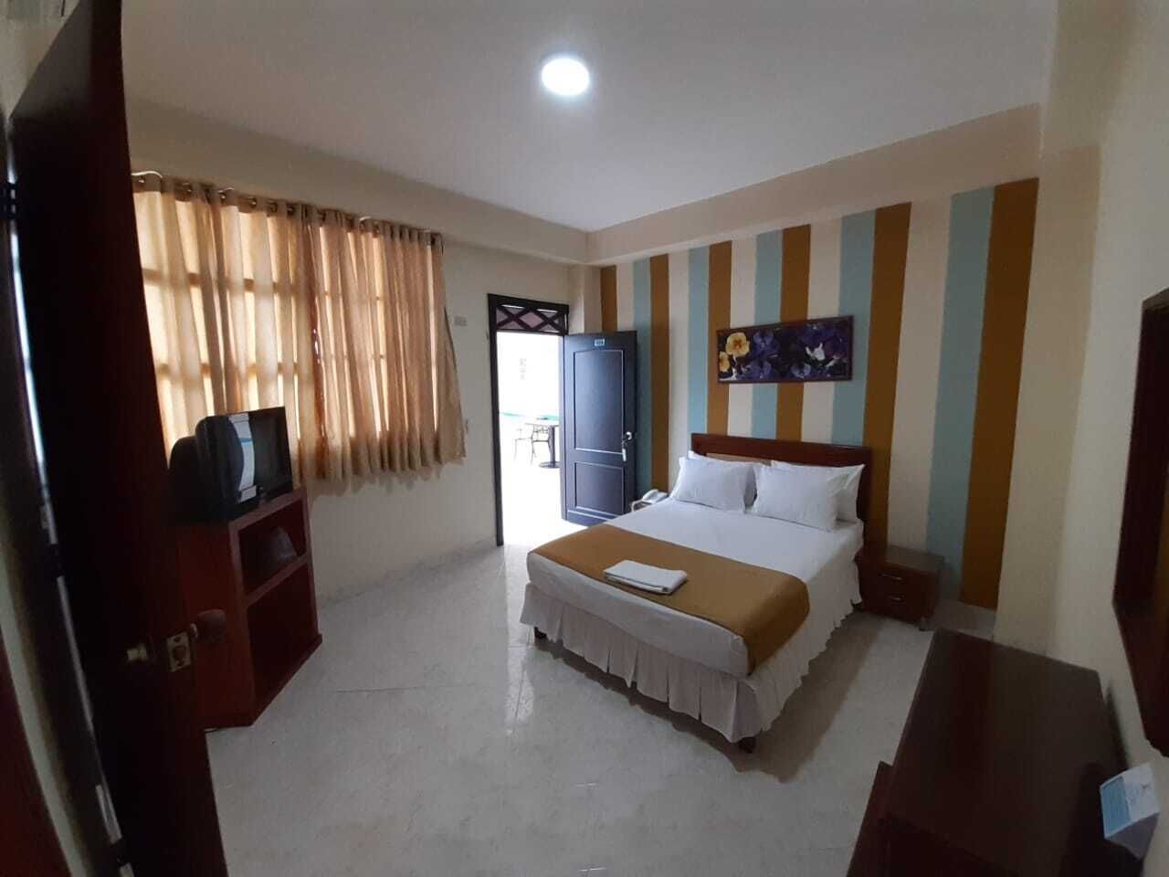 Desk, blackout curtains, iron/ironing board, free WiFi