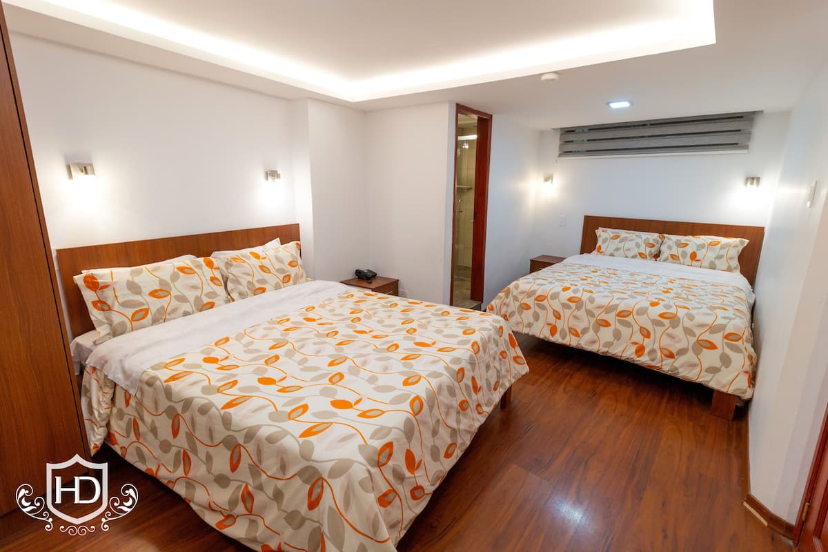 Camera quadrupla, bagno privato | Biancheria in cotone egiziano, biancheria da letto di alta qualità