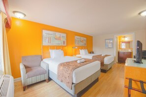 Standard Room, 2 Double Beds, Mobility Accessible, Non Smoking | Desk, blackout curtains, soundproofing, free WiFi - Liberty Inn and Suites – Kissimmee/Near Disney (Kissimmee)