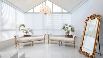 Presidential Suite | Bathroom | Designer toiletries, hair dryer, bathrobes, slippers