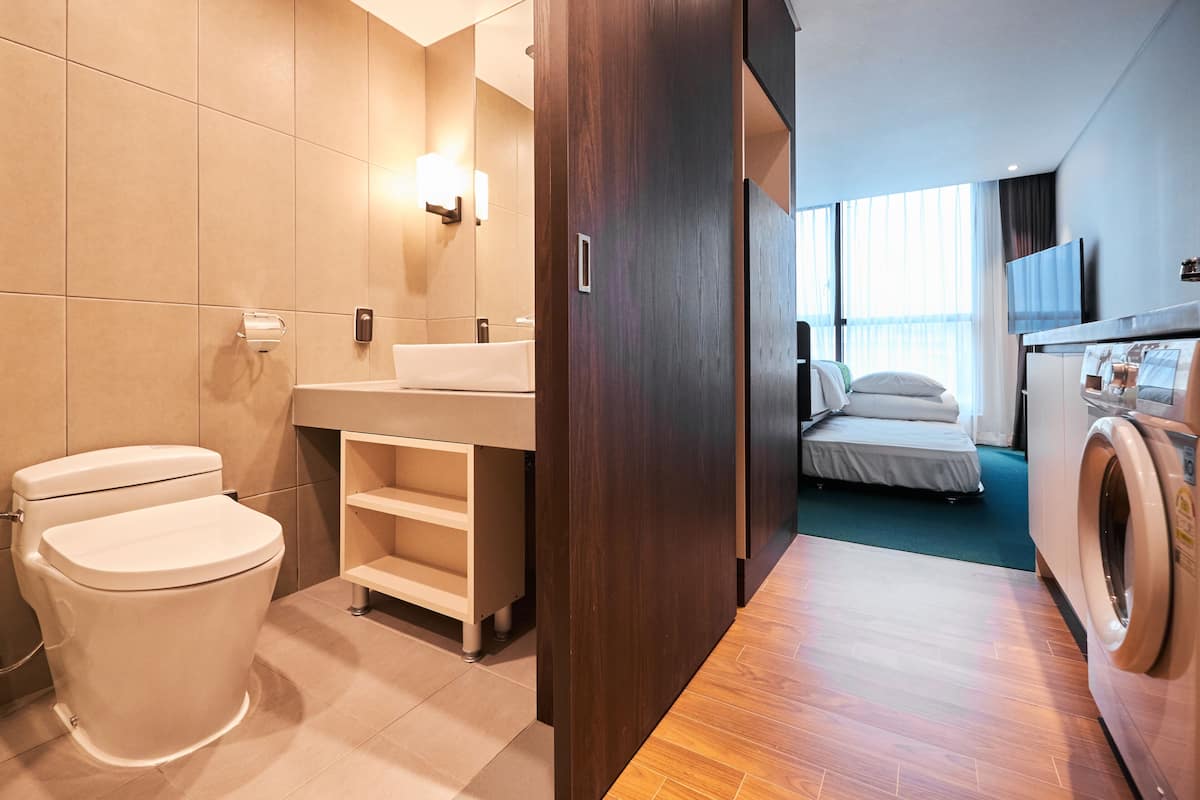 In-room safe, desk, blackout curtains, iron/ironing board