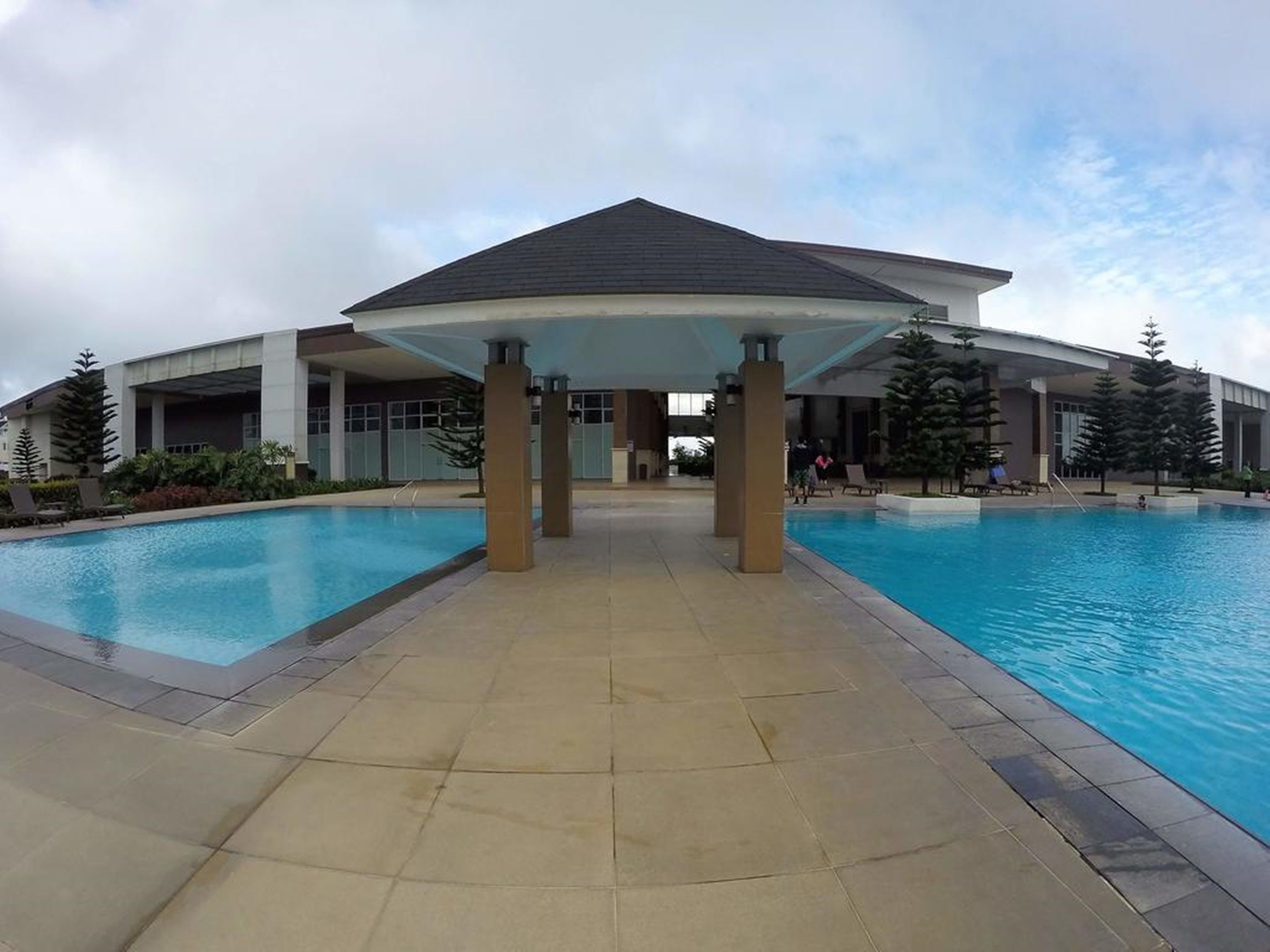 Indoor pool, outdoor pool