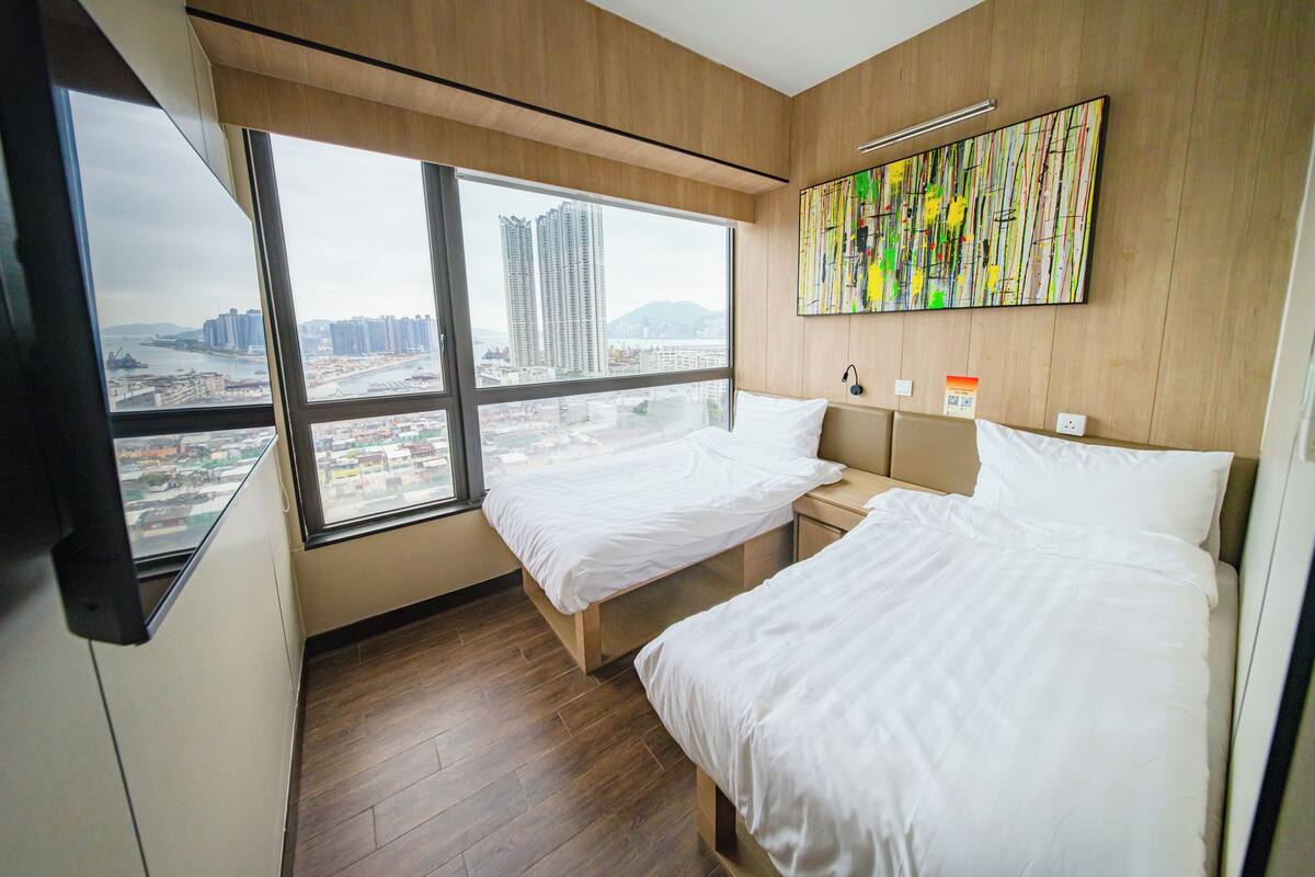 豪華雙人或雙床房, 1 間臥室, 海景 | 免費無線上網、床單