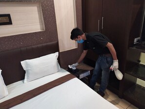 Cleanliness standards - Hotel Abi Krishna (Puducherry)
