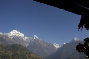 Chambre Double Panoramique, 2 lits une place, fumeur | Vue depuis le balcon