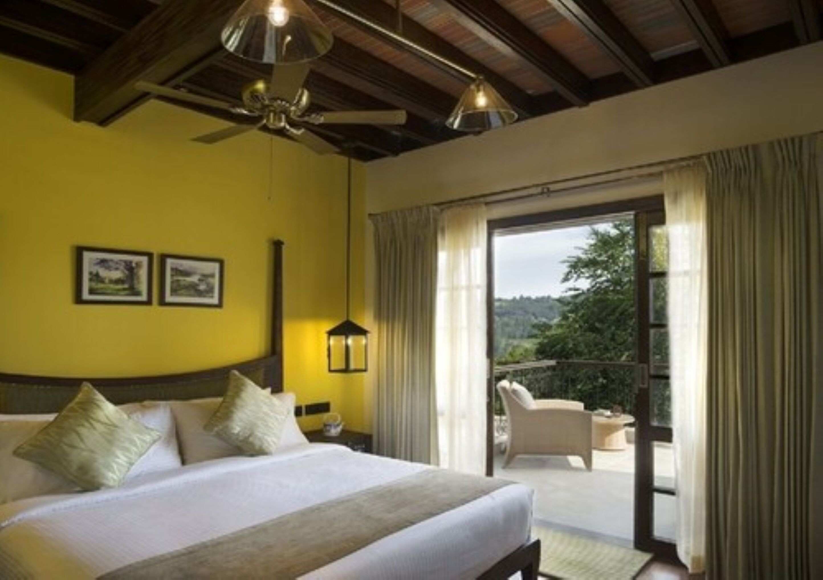 Memory-foam beds, minibar, in-room safe, desk