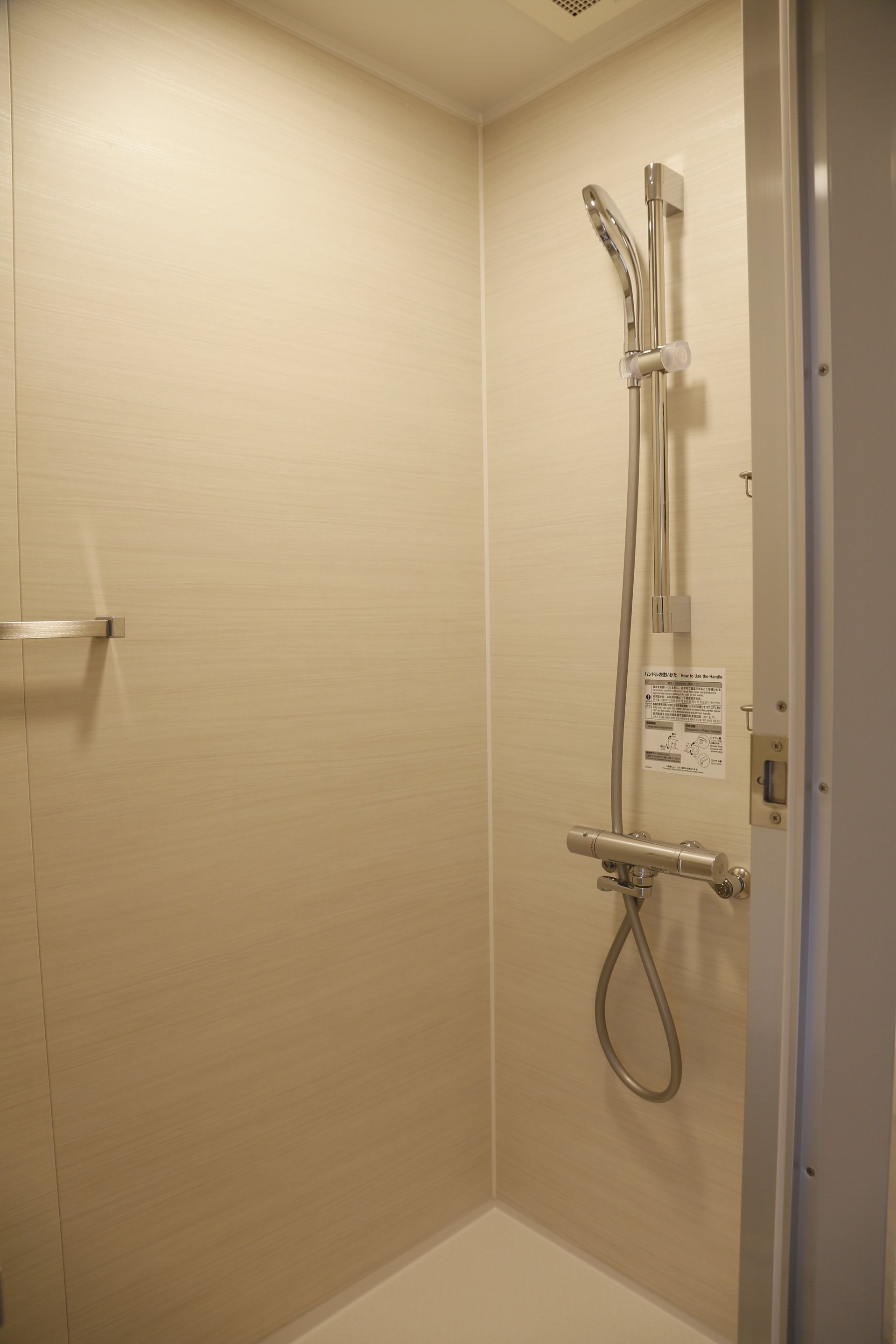 shower, eco-friendly toiletries, hair dryer, slippers