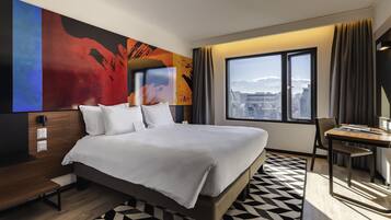 Minibar, in-room safe, desk, laptop workspace