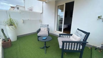 Double Room, Terrace, Ocean View (External Private Bathroom) | Terrace/patio