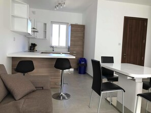 Penthouse, Meerblick | Wohnbereich