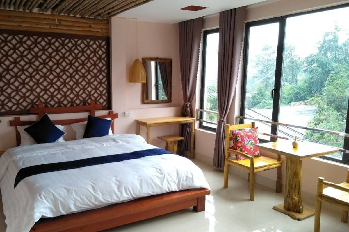 Habitación Deluxe, vistas a la montaña | Escritorio y wifi gratis