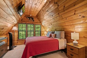 Mökki, 1 makuuhuone | 1 makuuhuone, ilmainen Wi-Fi, vuodevaatteet