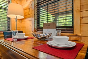 Mökki, 1 makuuhuone | Ruokailu