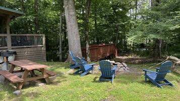 Stuga - 2 sovrum | Restaurang utomhus