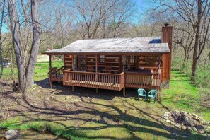 Cabin, 2 Bedrooms | Exterior - Creekside Memories - 2 Bedrooms, 2 Baths, Sleeps 6 Cabin by RedAwning (Cosby)