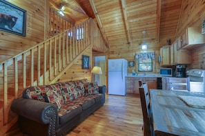 Stuga - 1 sovrum | Vardagsrum