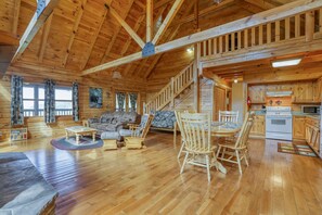 Cabin, 2 Bedrooms | Dining - Mountain View - 2 Bedrooms, 2 Baths, Sleeps 6 Cabin by RedAwning (Cosby)