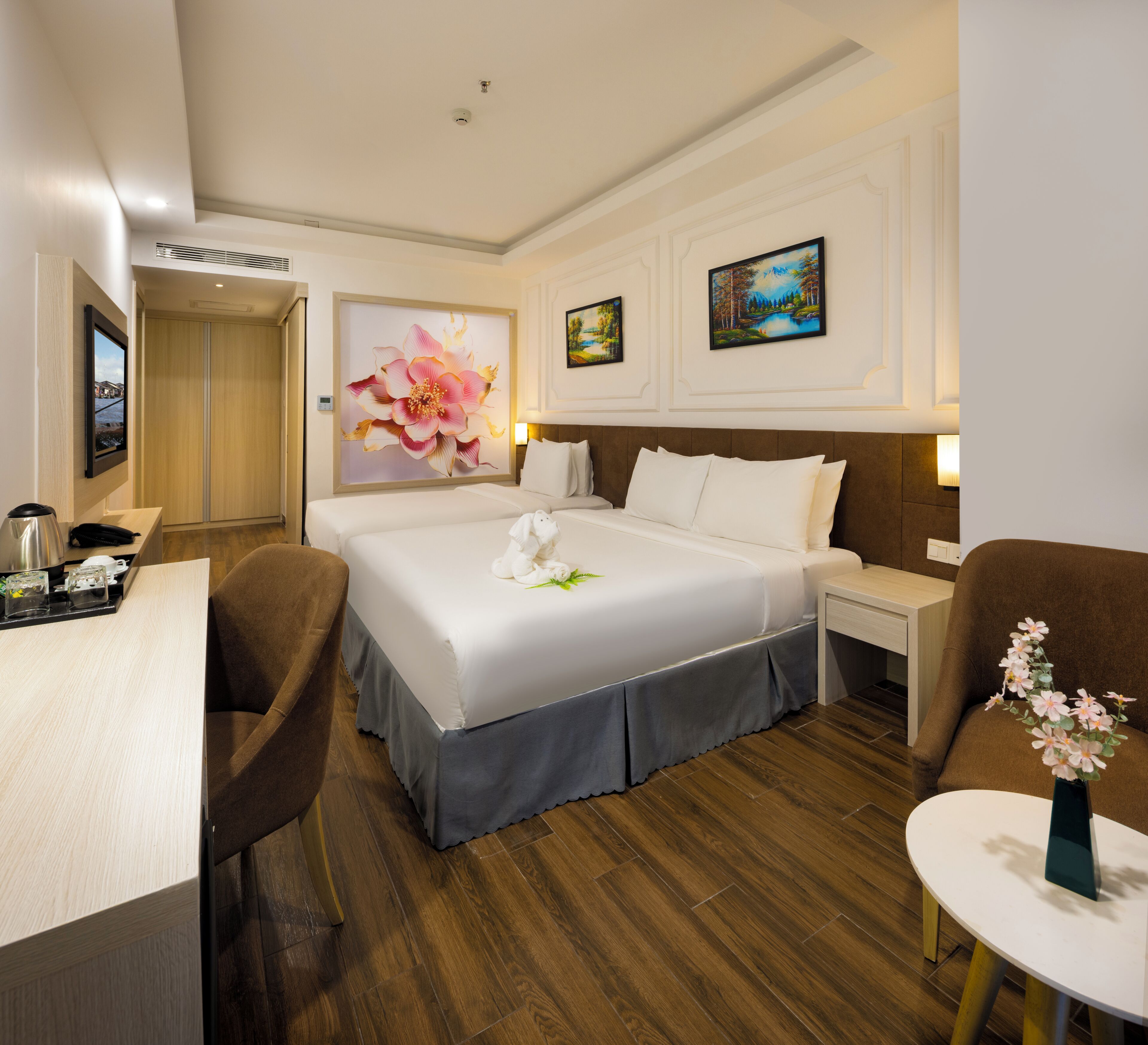 Standard Triple Room, Balcony | Premium bedding, memory foam beds, minibar, in-room safe