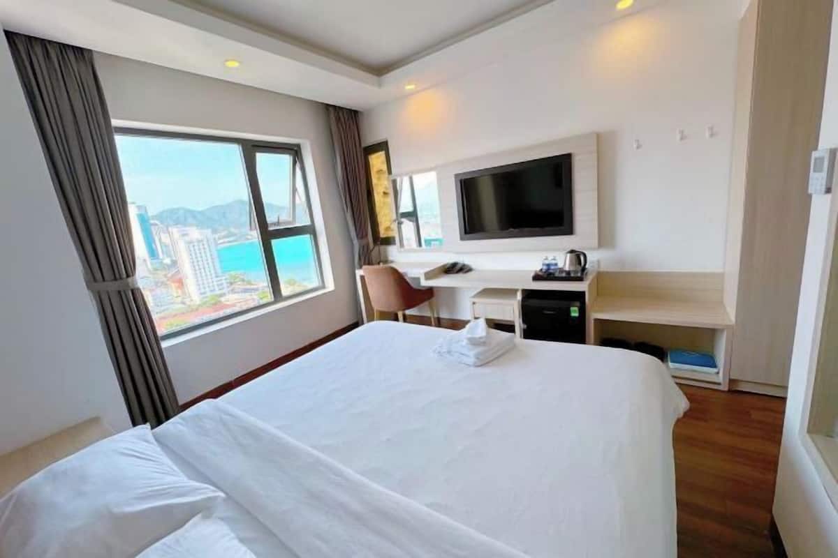 1 habitación, ropa de cama de alta calidad y camas con efecto memoria