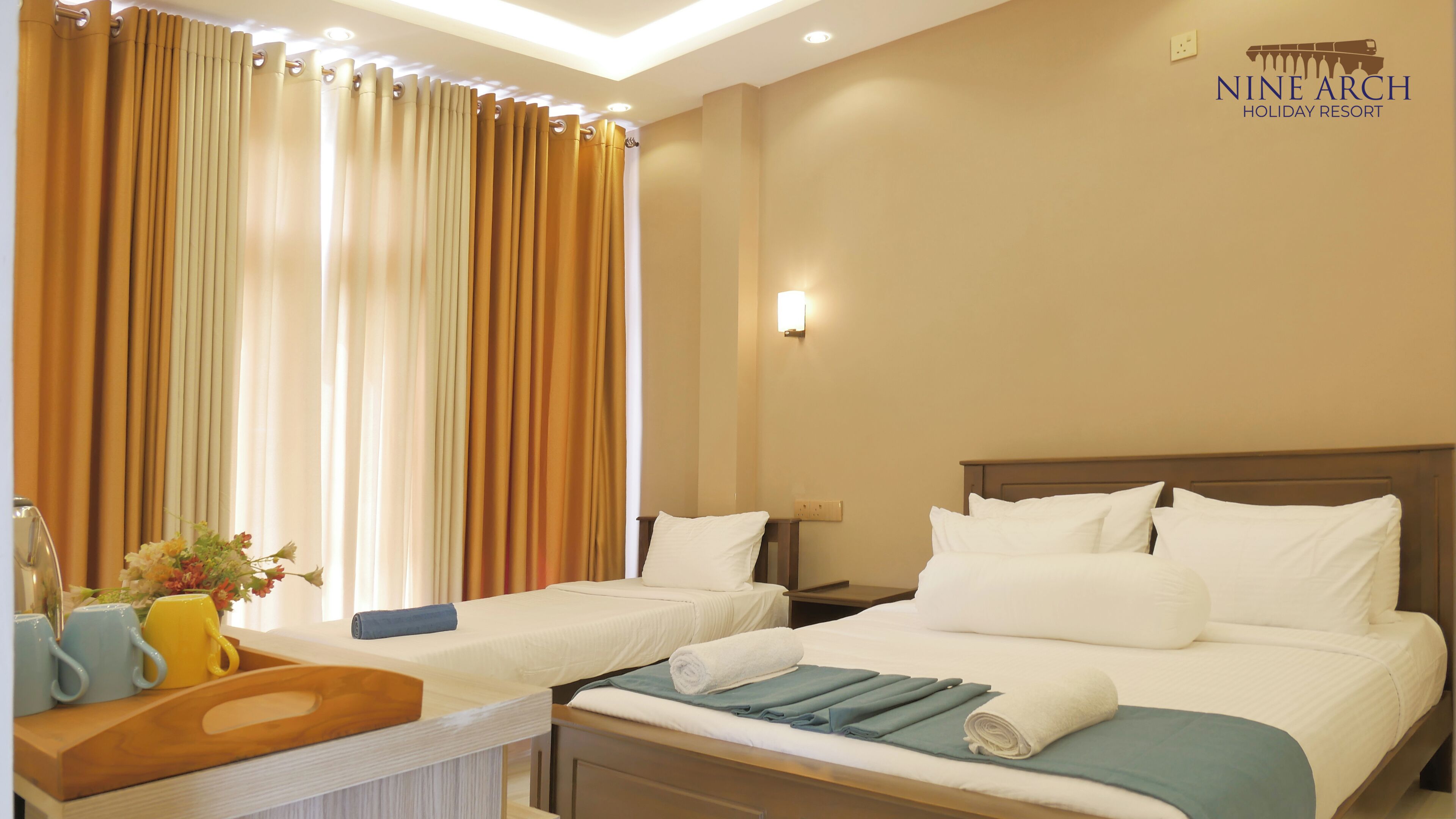 Premier-værelse til 3 personer | Egyptiske bomuldslagner, premium-sengetøj, dundyner