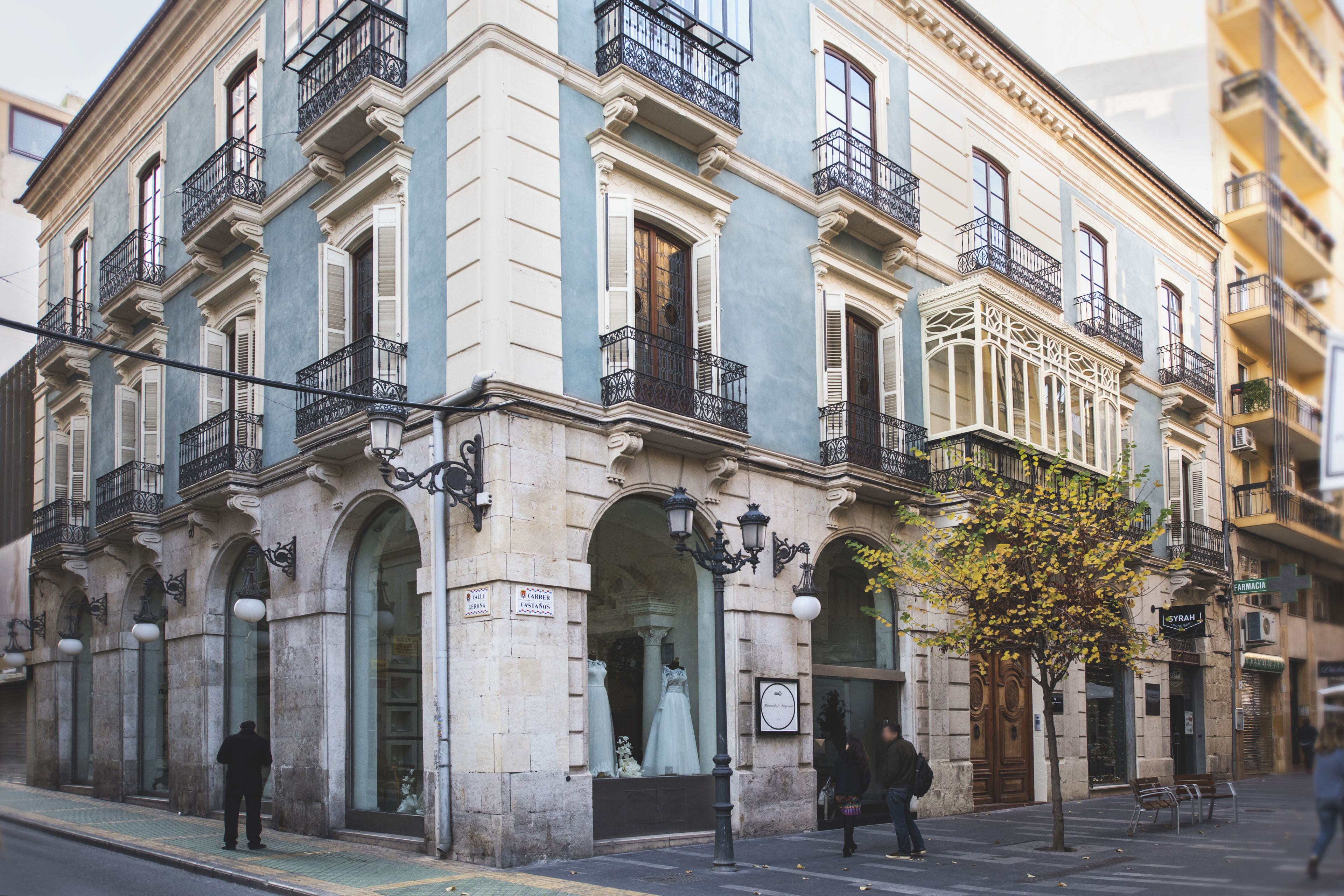 Voorkant van accommodatie