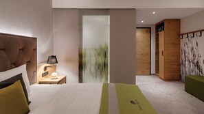 Escritorio, sistema de insonorización, wifi gratis y ropa de cama 