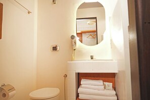 Bruser, hårtørrer, håndklæder, Toiletpapir