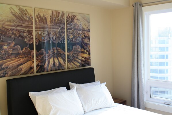 Appartement Deluxe, 1 chambre | Décor unique, ameublement unique, fer et planche à repasser