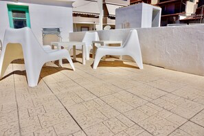 Blick von der Unterkunft