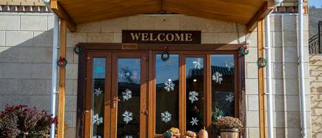 Entrada de la propiedad