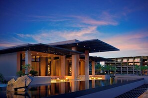 Uitzicht vanaf balkon