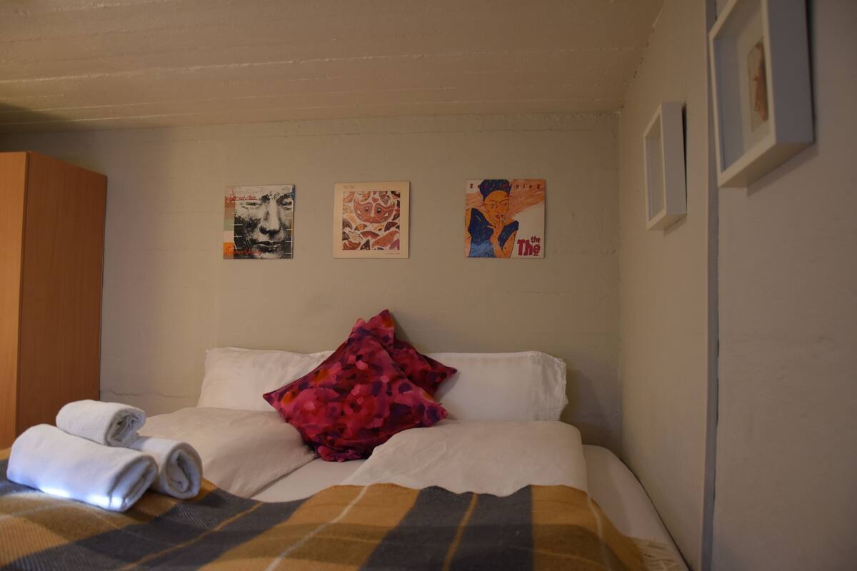 Queen Room in Basement | Décoration personnalisée, ameublement personnalisé, rideaux occultants