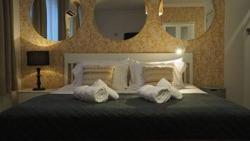 Executive-suite | Egyptiske bomuldslagner, premium-sengetøj, Select Comfort-senge