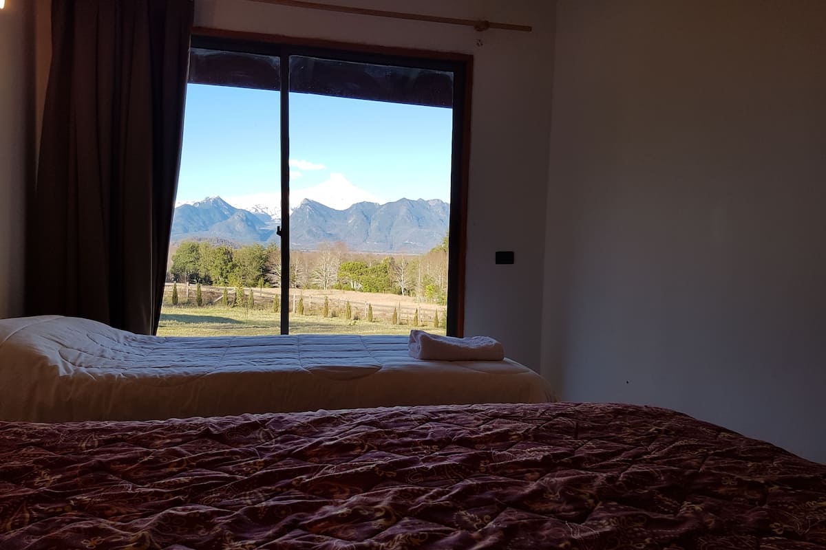 Familien-Ferienhütte, 3 Schlafzimmer, Nichtraucher, Bergblick (75 m2) | 3 Schlafzimmer, Daunenbettdecken, Verdunkelungsvorhänge