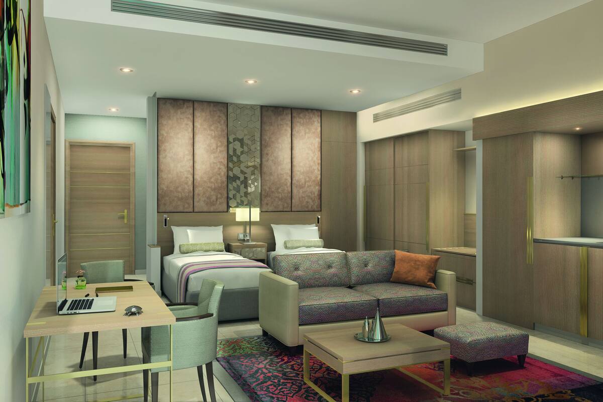 studio, patio (residence, pool access) | 1 bedroom, minibar, in-room safe, desk