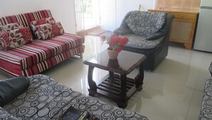 Family House, Multiple Beds | Living room - Private Vacation Home/Pool For 1-10 Persons (Grand-Baie)