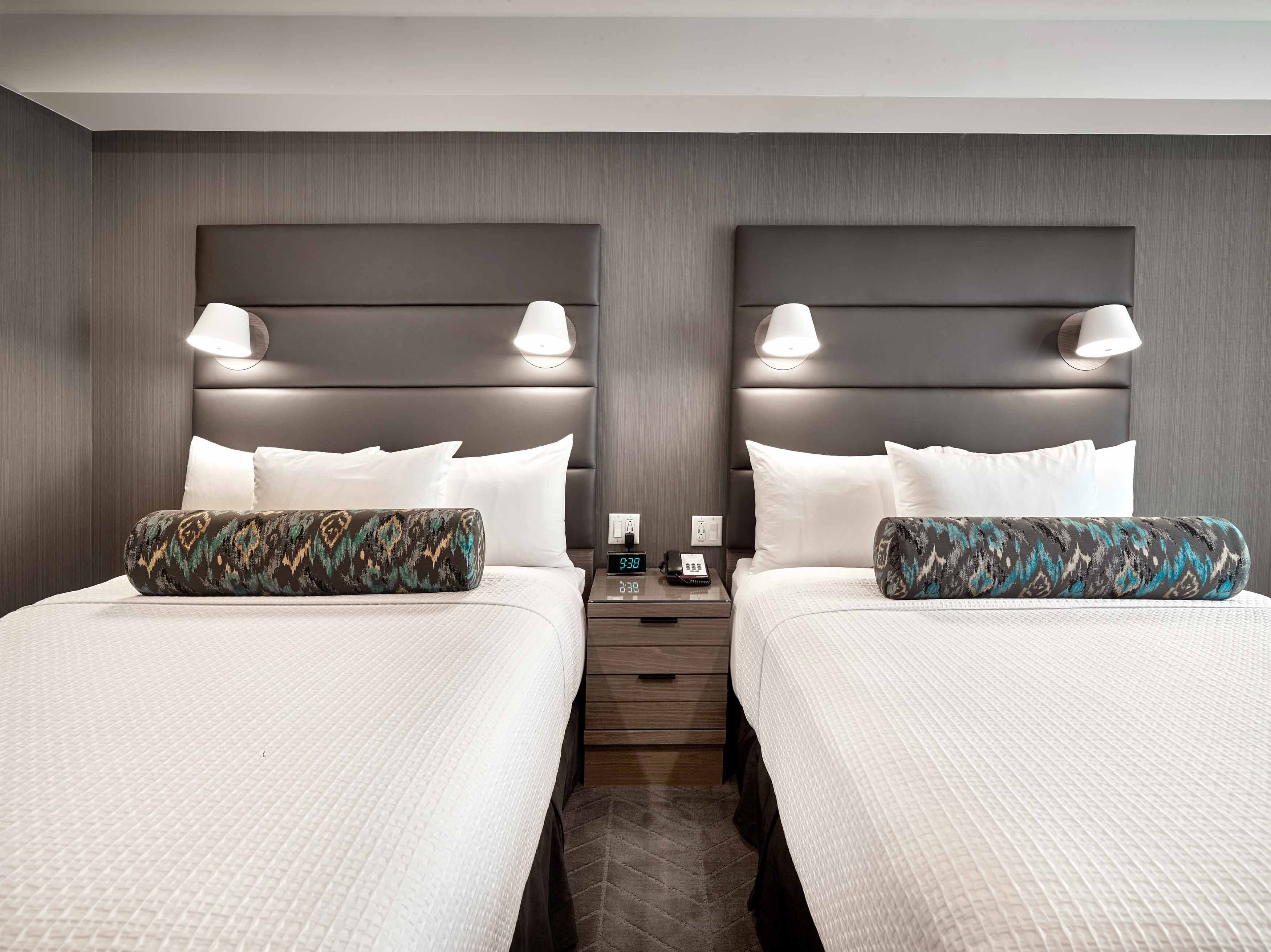 standard room, 2 queen beds | 1 bedroom, premium bedding, in-room safe, desk