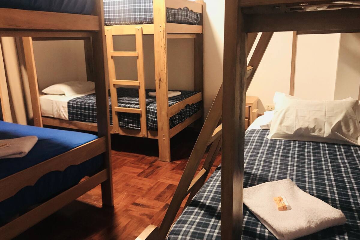 Blackout curtains, iron/ironing board, free WiFi, bed sheets