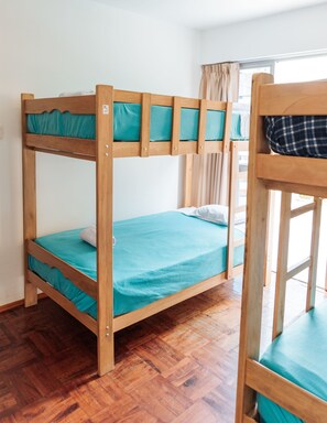 Blackout curtains, iron/ironing board, free WiFi, bed sheets