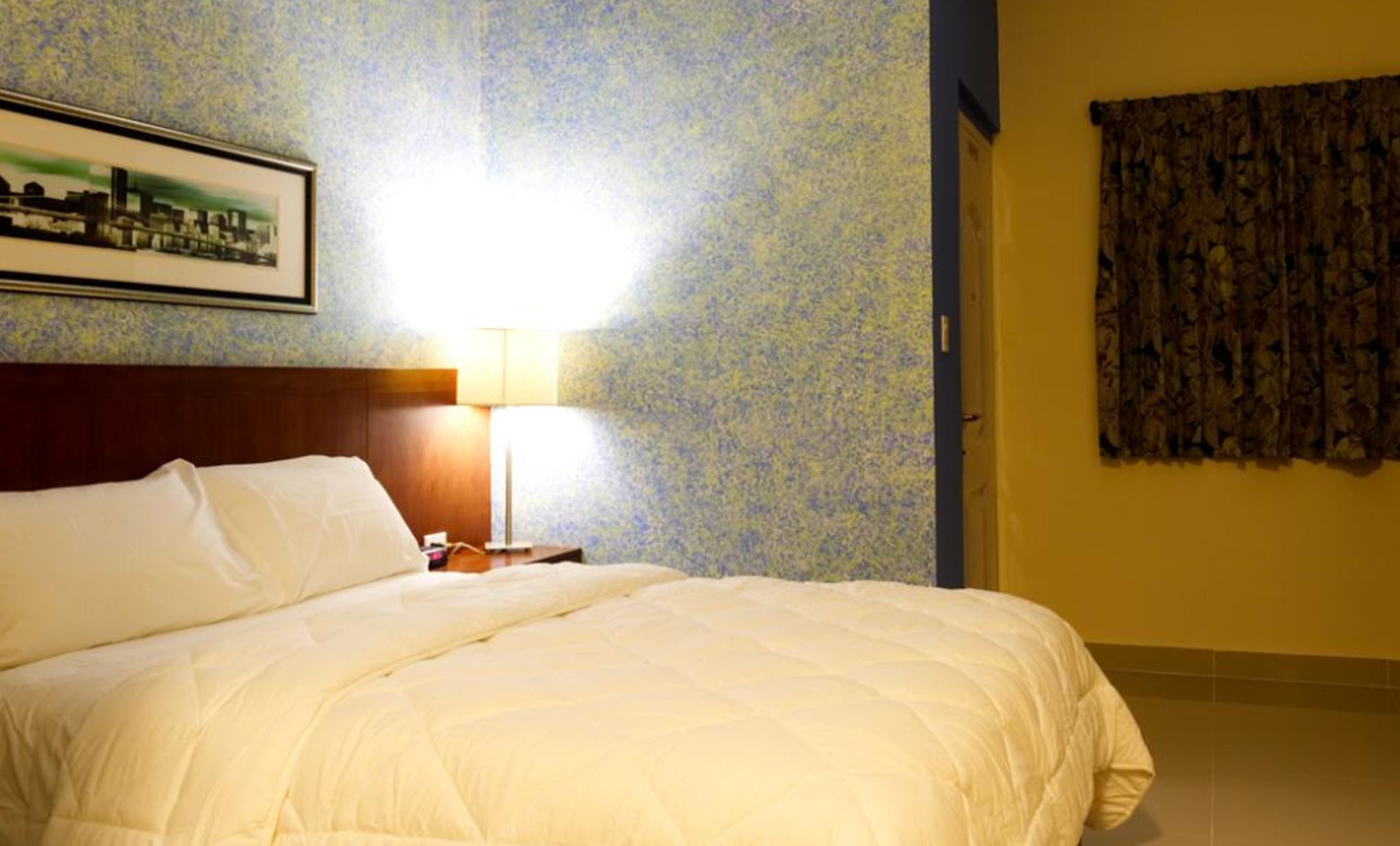 soundproofing, iron/ironing board, free wifi, bed sheets