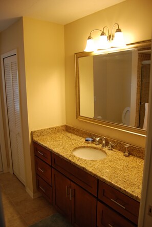 Casa, 4 habitaciones, alberca privada, vista al canal | Baño | Tina y regadera independientes, tina profunda, secadora de cabello 