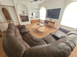 Family Villa, Multiple Beds, Non Smoking | Living area | Flat-screen TV, DVD player