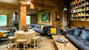 Living area - Chalet Hotel Spa Le Collet (Xonrupt-Longemer)