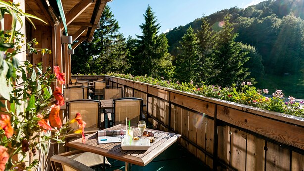 Balcony - Chalet Hotel Spa Le Collet (Xonrupt-Longemer)